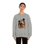 Shades of Melanin: Unisex Cotton Crew Neck Sweatshirt