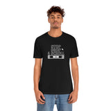 Stop, Drop and Scroll Awareness #TikTok Unisex Short Sleeve Tee