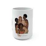 Beauty in the  Shades of Melanin 15oz coffee mug