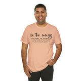 Be The Energy You Want To Attract Unisex Crew Cotton Blend Shirt