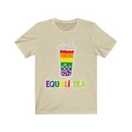 EQUALI-TEA BUBBLE TEA RAINBOW #Pride365 Unisex Jersey Tank Unisex Short Sleeve Tee