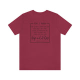 For the Plans I have for you Jeremiah 29:11 UNISEX fit