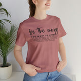 Be The Energy You Want To Attract Unisex Crew Cotton Blend Shirt