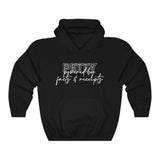 Petty Powered by Facts & Receipts Unisex Heavy Blend™ Hooded Sweatshirt