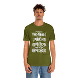 If You are Threatened by The Uprising TikTok Inspired Unisex Short Sleeve Tee