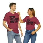 Support Black & Brown Women in Tech Statement Sassy Short Sleeve Tee