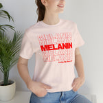 Melanin Thank YOU bag Black Statement Sassy Short Sleeve Tee