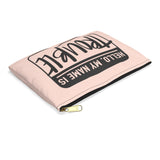 Hello My Name is Trouble Makeup Storage pouch