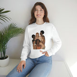 Shades of Melanin: Unisex Cotton Crew Neck Sweatshirt