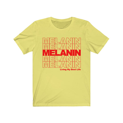 MELANIN- Thank You Bag Design Short Sleeve Tee