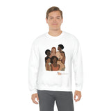 Shades of Melanin: Unisex Cotton Crew Neck Sweatshirt