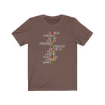 Powerful Names in Black History  BHM Celebration Unisex Short Sleeve Tee