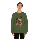 Shades of Melanin: Unisex Cotton Crew Neck Sweatshirt
