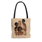Beauty in the Shades of Melanin Canvas Tote Bag