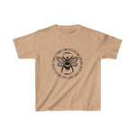 KIDS Bee Kind, Positive & More Circle Design Unisex Short Sleeve Tee