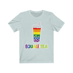 EQUALI-TEA BUBBLE TEA RAINBOW #Pride365 Unisex Jersey Tank Unisex Short Sleeve Tee