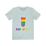 EQUALI-TEA BUBBLE TEA RAINBOW #Pride365 Unisex Jersey Tank Unisex Short Sleeve Tee