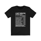 I can't Breathe Sons and Daughters #BLM  Unisex Short Sleeve Tee