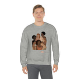 Shades of Melanin: Unisex Cotton Crew Neck Sweatshirt