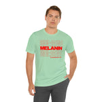 Melanin Thank YOU bag Black Statement Sassy Short Sleeve Tee