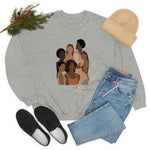 Shades of Melanin: Unisex Cotton Crew Neck Sweatshirt