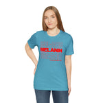 Melanin Thank YOU bag Black Statement Sassy Short Sleeve Tee