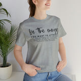 Be The Energy You Want To Attract Unisex Crew Cotton Blend Shirt