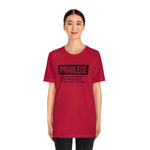 Privilege definition Short Sleeve Tee