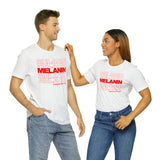 Melanin Thank YOU bag Black Statement Sassy Short Sleeve Tee