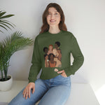 Shades of Melanin: Unisex Cotton Crew Neck Sweatshirt