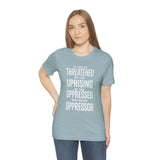 If You are Threatened by The Uprising TikTok Inspired Unisex Short Sleeve Tee