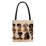 Shades of Melanin Canvas Tote Bag