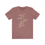 Powerful Names in Black History  BHM Celebration Unisex Short Sleeve Tee