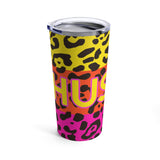 Hustle Leopard Rainbow Print 20oz Stainless steel Tumbler