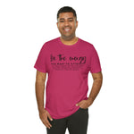 Be The Energy You Want To Attract Unisex Crew Cotton Blend Shirt