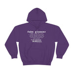 Fake Planners Definition Unisex hoodie  Sweat shirt