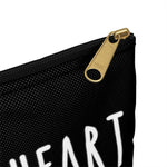 BLACK I GOT A GOOD HEART But This Mouth Tho Planner Pens Storage pouch