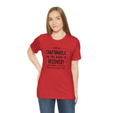 Craftoholic, but on the road to Recovery Unisex Crew Cotton Blend Shirt