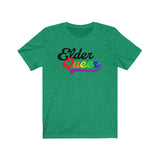 Elder Queer TikTok Alphabet Mafia RAINBOW #Pride365 Unisex Jersey Tank Unisex Short Sleeve Tee