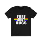 FREE AUNT HUGS PRIDE CELEBRATION Unisex Short Sleeve Tee