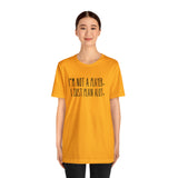 I'm not a Player, I Just Plan alot Unisex Short Sleeve Tee