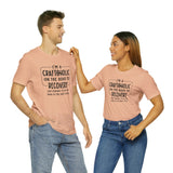 Craftoholic, but on the road to Recovery Unisex Crew Cotton Blend Shirt