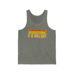 If your Activism is not Intersectional Unisex Tank Top @PortiaNoir