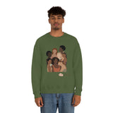 Shades of Melanin: Unisex Cotton Crew Neck Sweatshirt