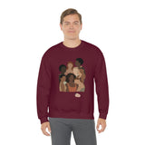 Shades of Melanin: Unisex Cotton Crew Neck Sweatshirt