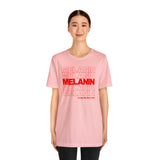 Melanin Thank YOU bag Black Statement Sassy Short Sleeve Tee