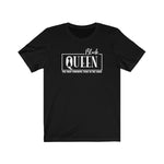 Chess Powerful Black Queen Definition BHM Celebration Unisex Short Sleeve Tee