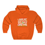 I am my Ancestors Wildest Dreams Unisex Heavy Blend Hooded Sweatshirt black
