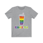 EQUALI-TEA BUBBLE TEA RAINBOW #Pride365 Unisex Jersey Tank Unisex Short Sleeve Tee