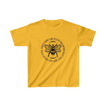 KIDS Bee Kind, Positive & More Circle Design Unisex Short Sleeve Tee